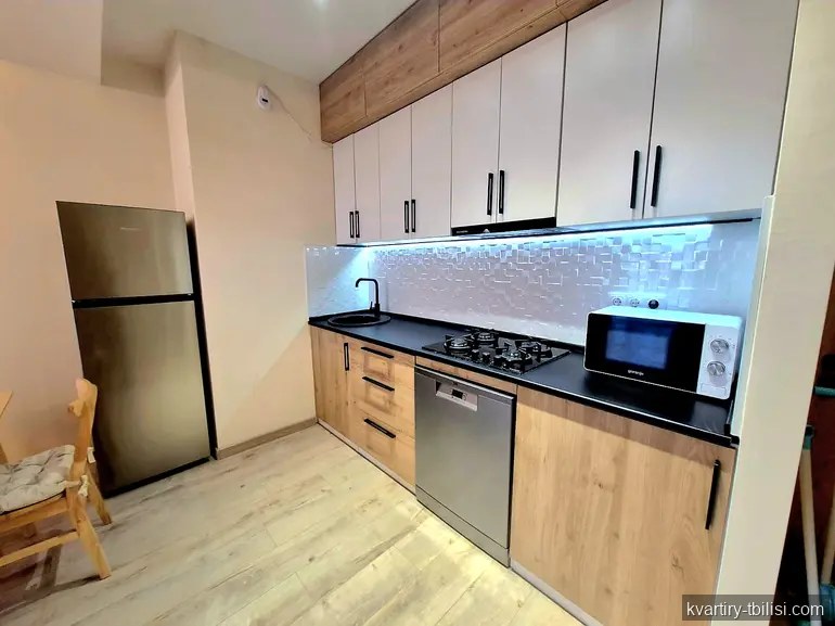 2-bedroom Apartment for rent in Mukhiani, Tbilisi, 56.9 sqm, floor 9/16 — 532 USD/month | Tbilisi Homes
