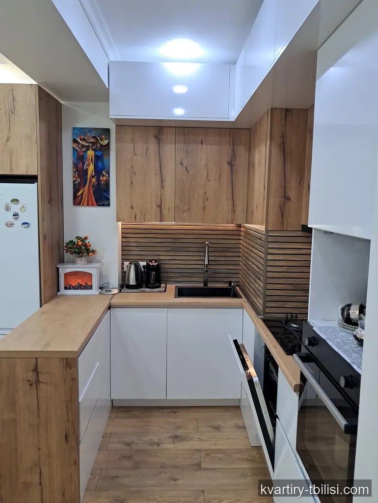 2-bedroom Apartment for rent in Mukhiani, Tbilisi, 57 sqm, floor 15/16 — 700 USD/month | Tbilisi Homes