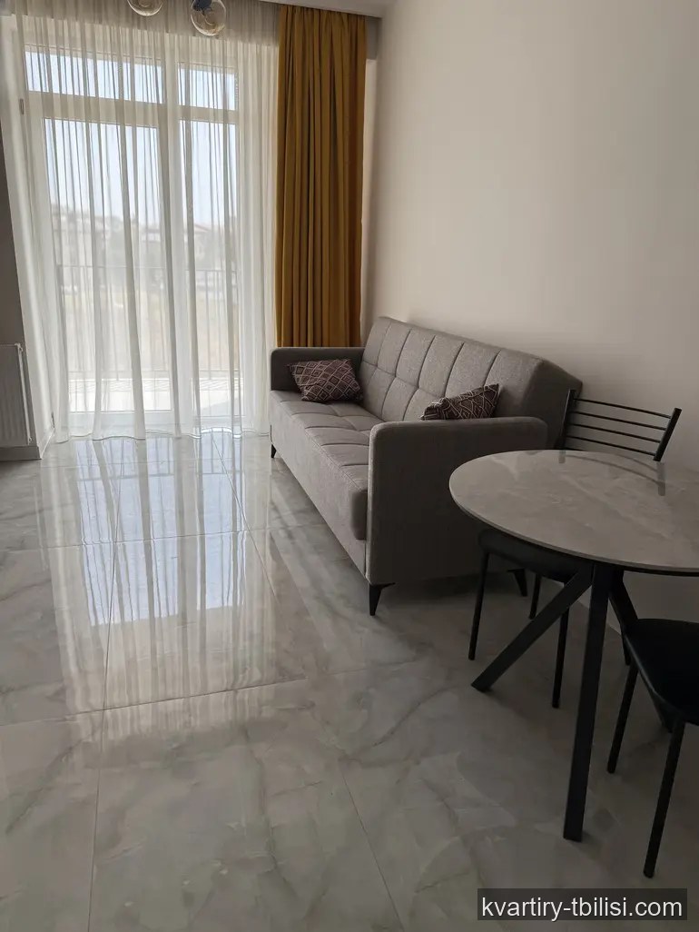 2-bedroom Apartment for rent in Mukhiani, Tbilisi, 56 sqm, floor 8/14 — 450 USD/month | Tbilisi Homes