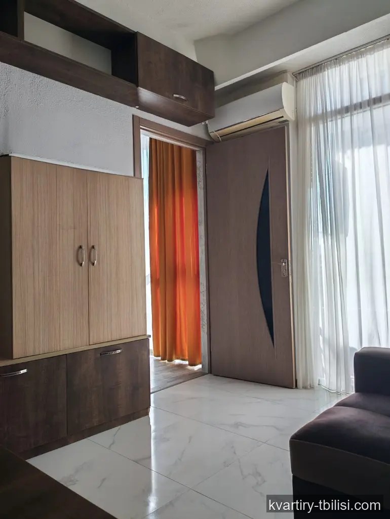 2-bedroom Apartment for rent in Mukhiani, Tbilisi, 40 sqm, floor 8/17 — 400 USD/month | Tbilisi Homes