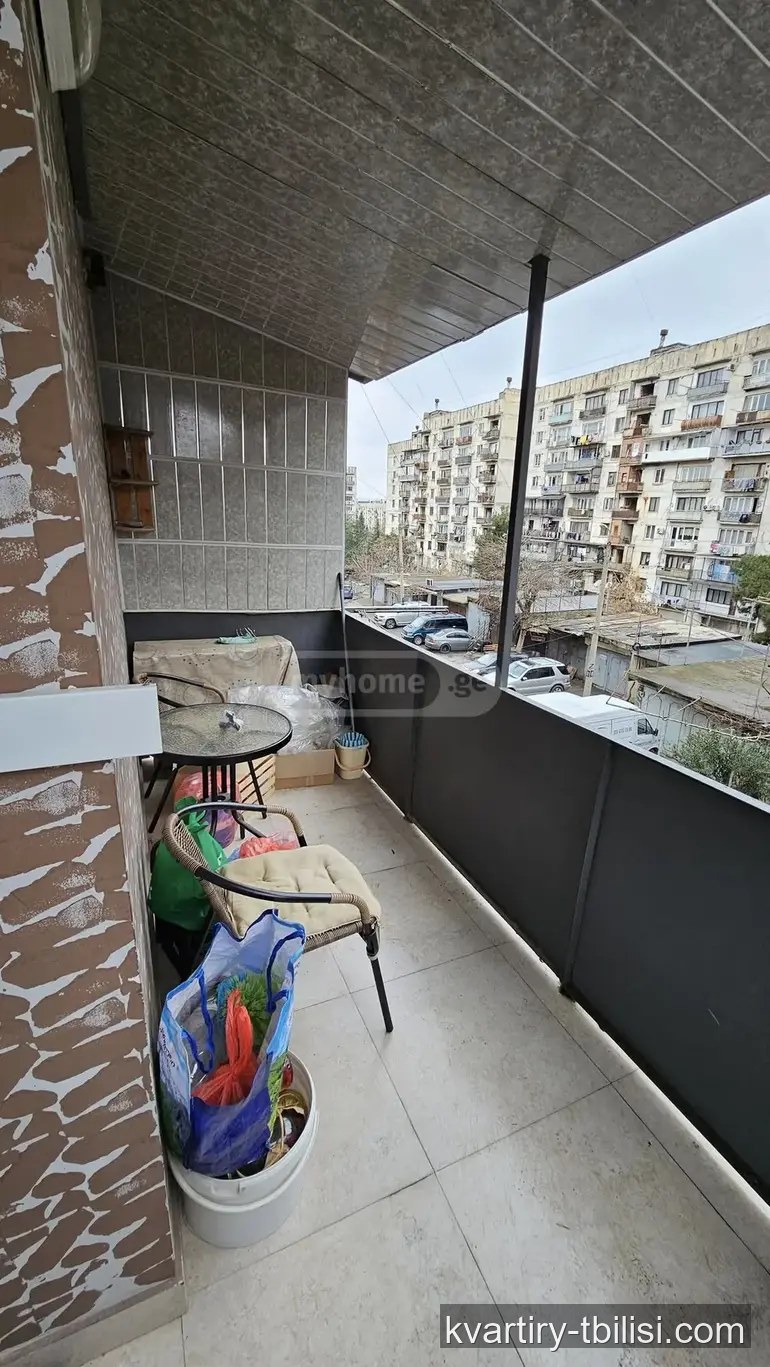 3-bedroom Apartment for rent in Mukhiani, Tbilisi, 61 sqm, floor 3/9 — 500 USD/month | Tbilisi Homes