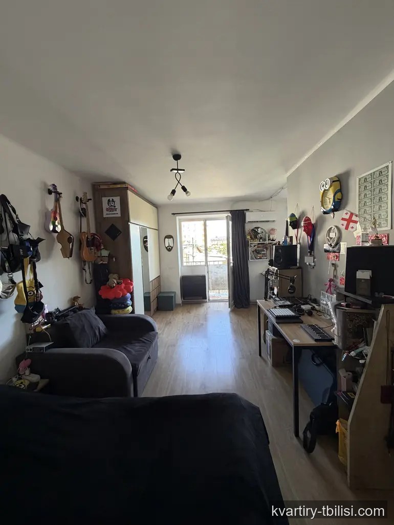 1-bedroom Apartment for rent in Nadzaladevi, Tbilisi, 33 sqm, floor 3/5 — 420 USD/month | Tbilisi Homes