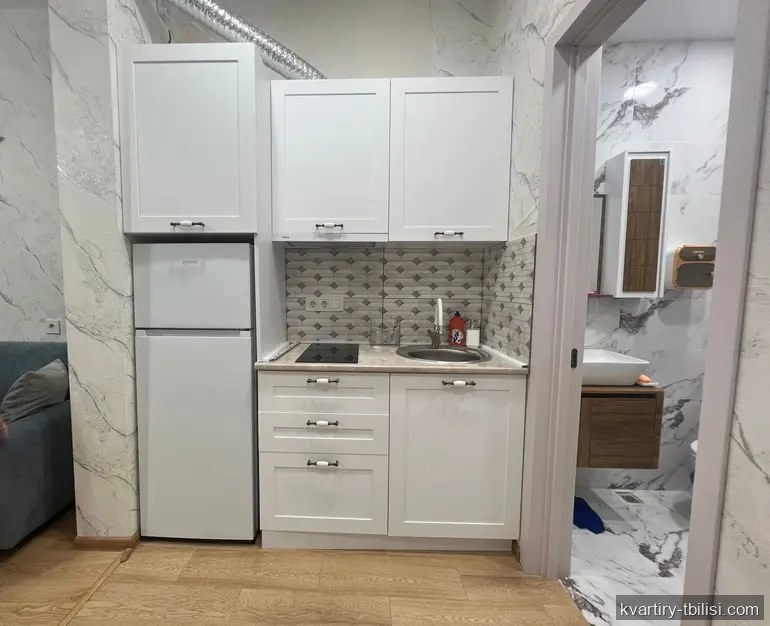 1-bedroom Apartment for rent in Nadzaladevi, Tbilisi, 30 sqm, floor 8/16 — 500 USD/month | Tbilisi Homes