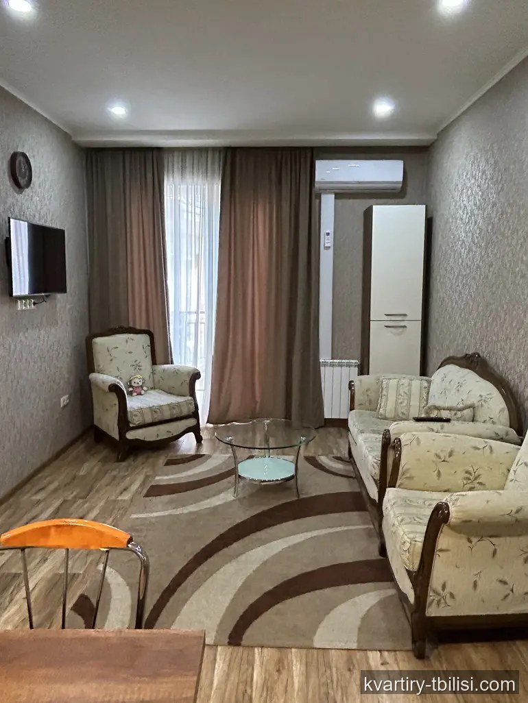 2-bedroom Apartment for rent in Nadzaladevi, Tbilisi, 51 sqm, floor 4/7 — 550 USD/month | Tbilisi Homes