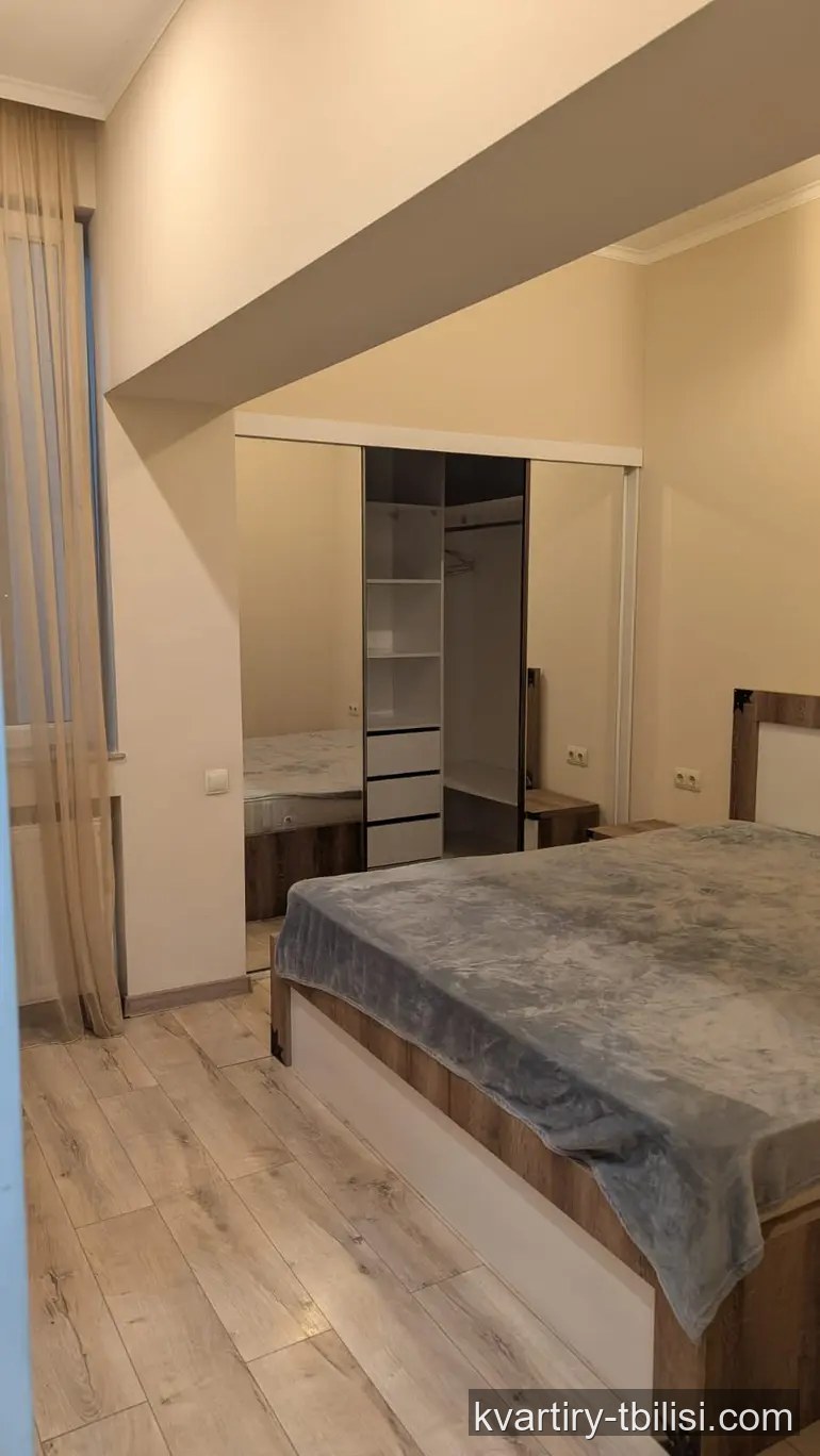 2-bedroom Apartment for rent in Nadzaladevi, Tbilisi, 56 sqm, floor 10/14 — 500 USD/month | Tbilisi Homes