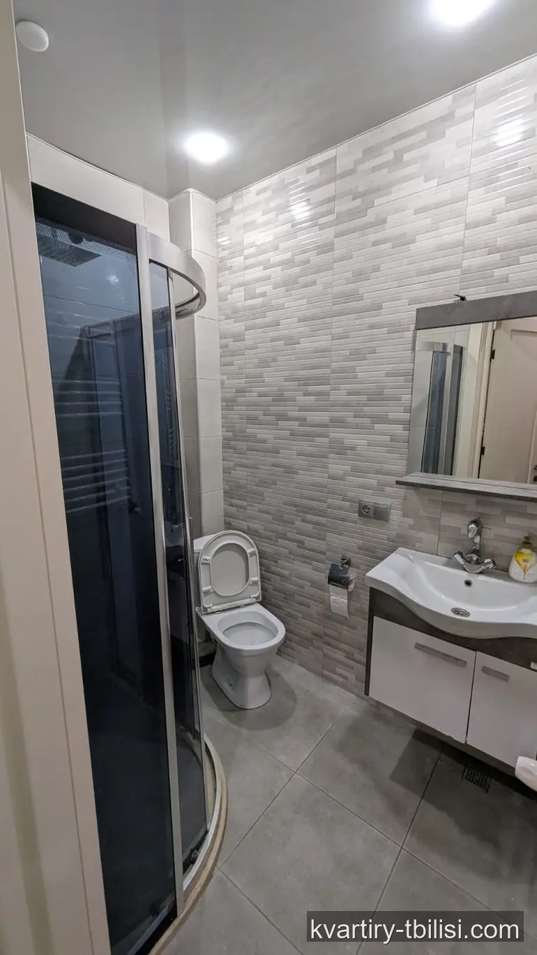 2-bedroom Apartment for rent in Nadzaladevi, Tbilisi, 56 sqm, floor 10/14 — 500 USD/month | Tbilisi Homes