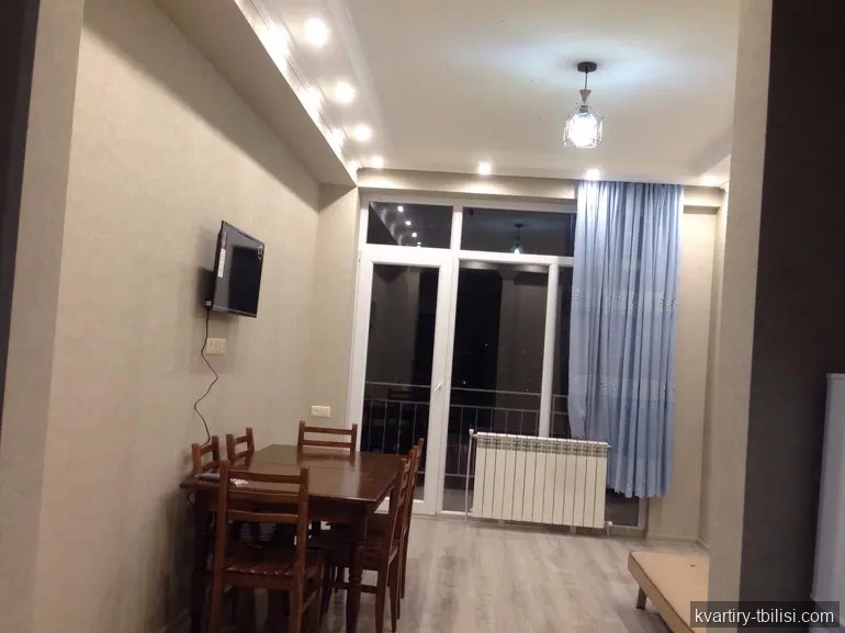 2-bedroom Apartment for rent in Nadzaladevi, Tbilisi, 55 sqm, floor 13/15 — 500 USD/month | Tbilisi Homes