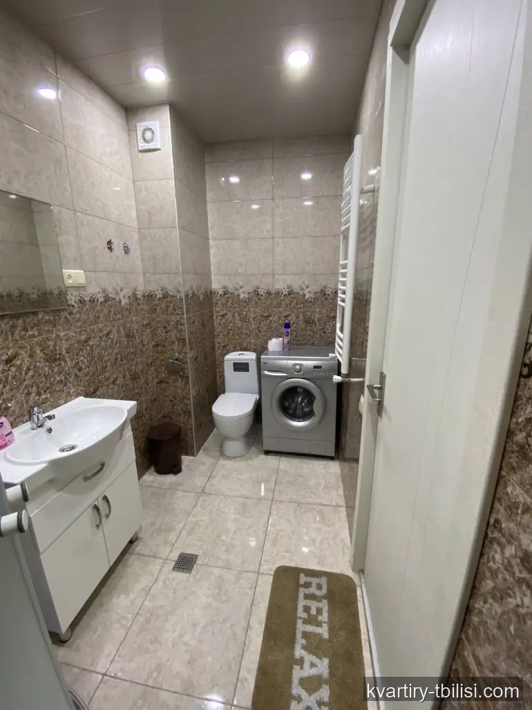 2-bedroom Apartment for rent in Nadzaladevi, Tbilisi, 55 sqm, floor 13/15 — 500 USD/month | Tbilisi Homes