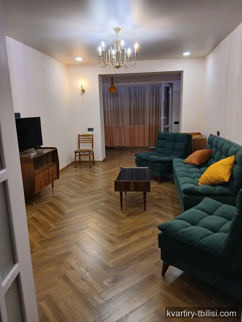 Двухкомнатная квартира в Надзаладеви — 650 USD/мес | Tbilisi Homes