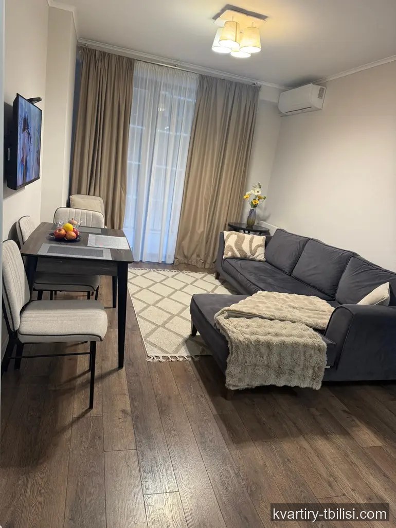 2-bedroom Apartment for rent in Nadzaladevi, Tbilisi, 57 sqm, floor 3/11 — 600 USD/month | Tbilisi Homes