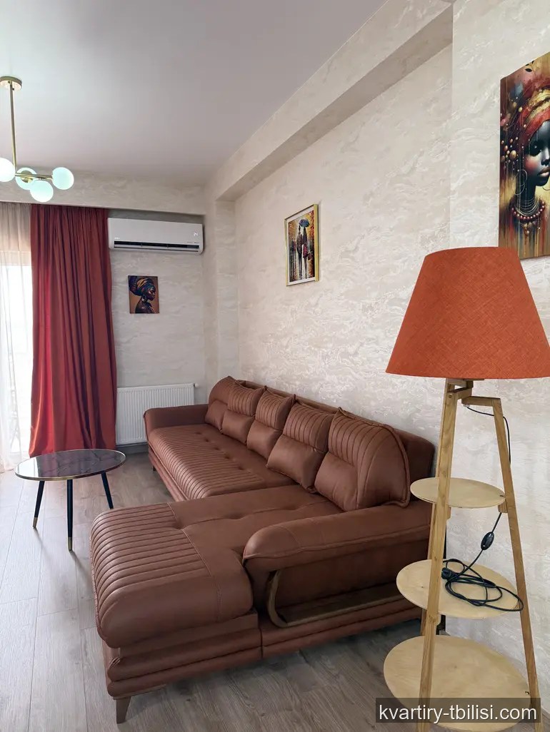 2-bedroom Apartment for rent in Nadzaladevi, Tbilisi, 63 sqm, floor 17/25 — 700 USD/month | Tbilisi Homes