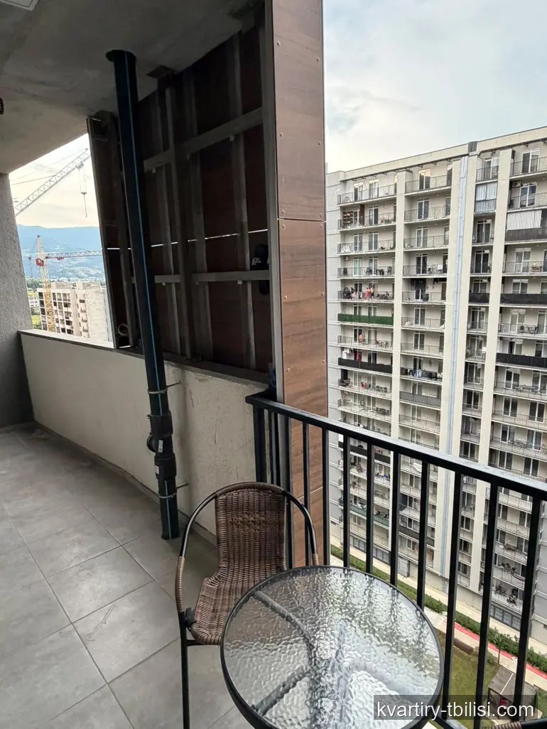 2-bedroom Apartment for rent in Nadzaladevi, Tbilisi, 54 sqm, floor 13/18 — 450 USD/month | Tbilisi Homes