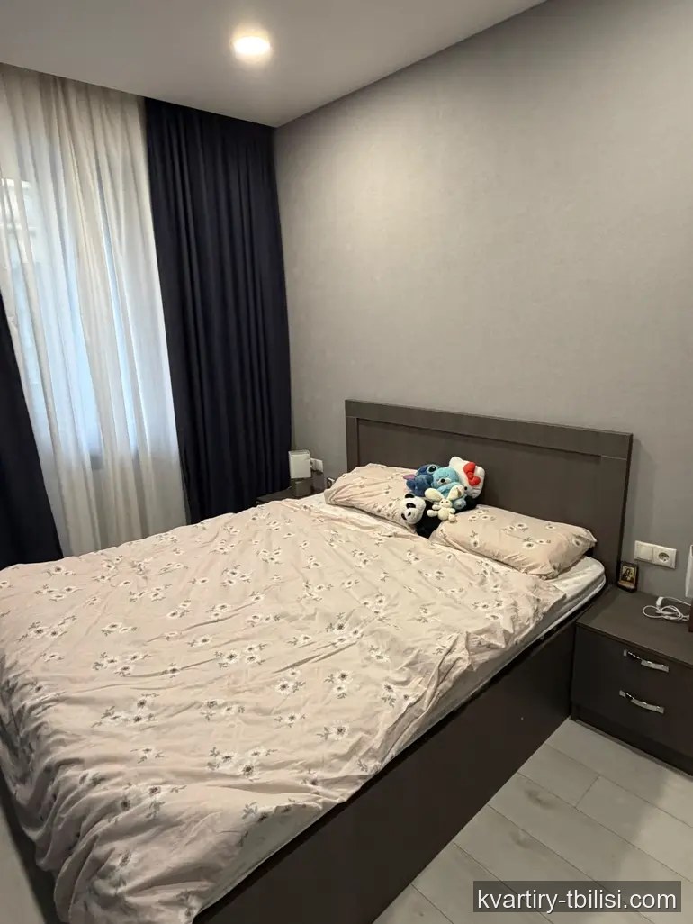 2-bedroom Apartment for rent in Nadzaladevi, Tbilisi, 54 sqm, floor 13/18 — 450 USD/month | Tbilisi Homes