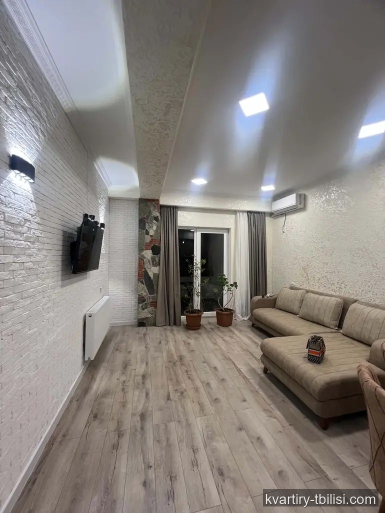 Двухкомнатная квартира в Надзаладеви — 550 USD/мес | Tbilisi Homes