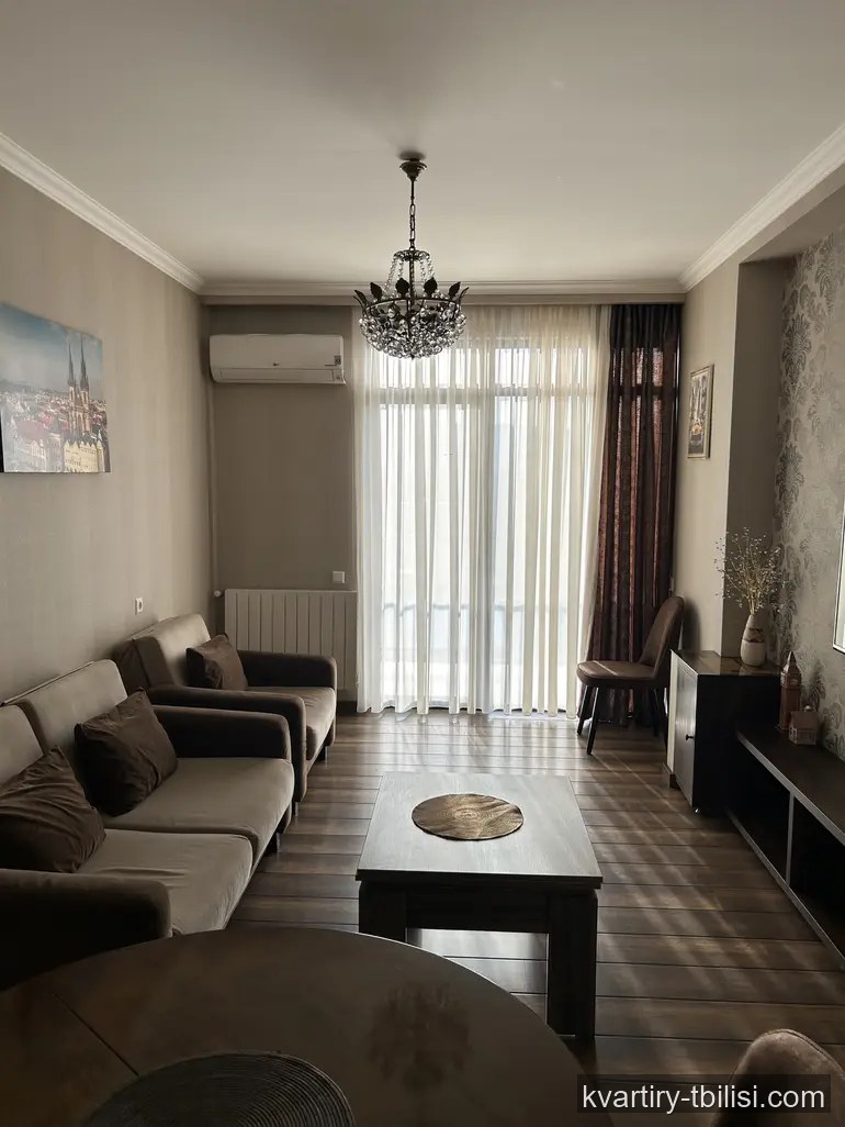 Двухкомнатная квартира в Надзаладеви — 650 USD/мес | Tbilisi Homes
