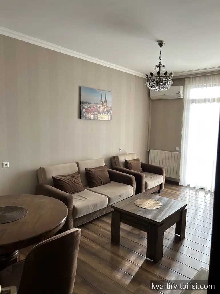 Двухкомнатная квартира в Надзаладеви — 650 USD/мес | Tbilisi Homes