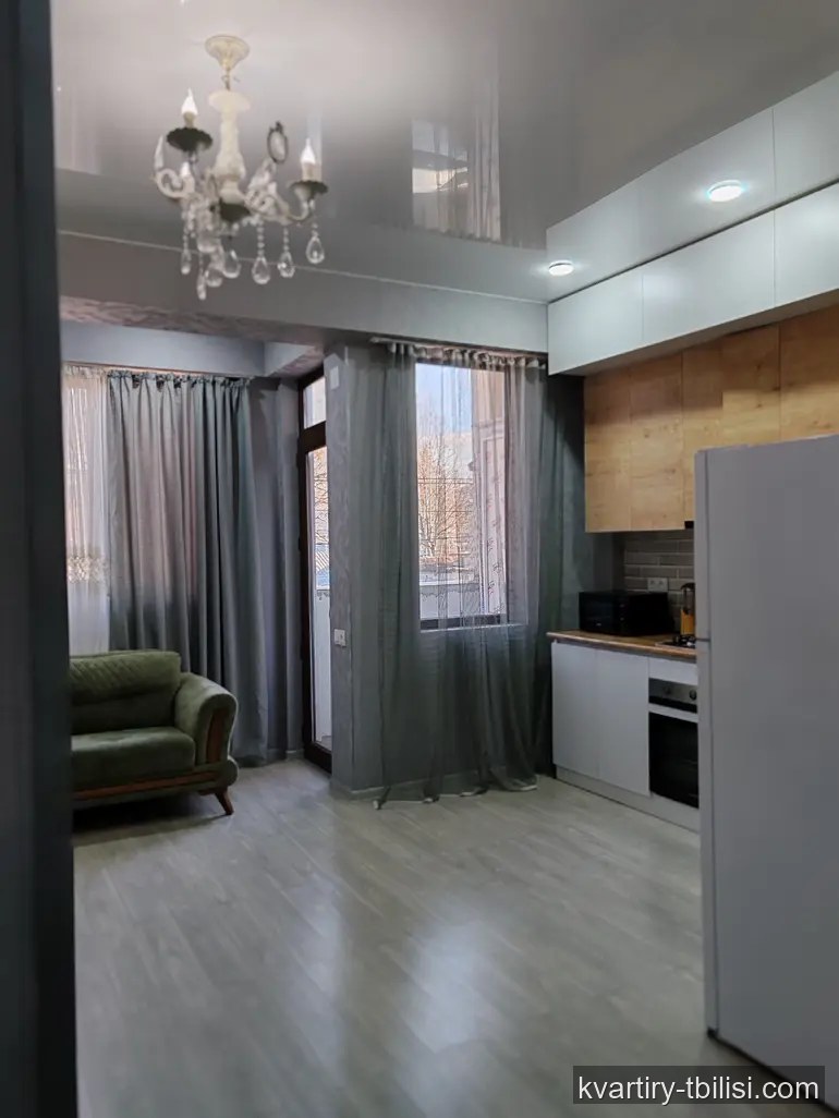 2-bedroom Apartment for rent in Nadzaladevi, Tbilisi, 52 sqm, floor 3/14 — 554 USD/month | Tbilisi Homes