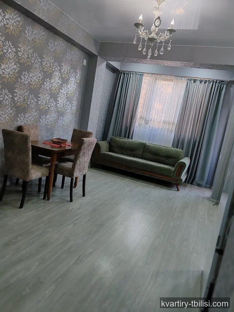 2-bedroom Apartment for rent in Nadzaladevi, Tbilisi, 52 sqm, floor 3/14 — 554 USD/month | Tbilisi Homes
