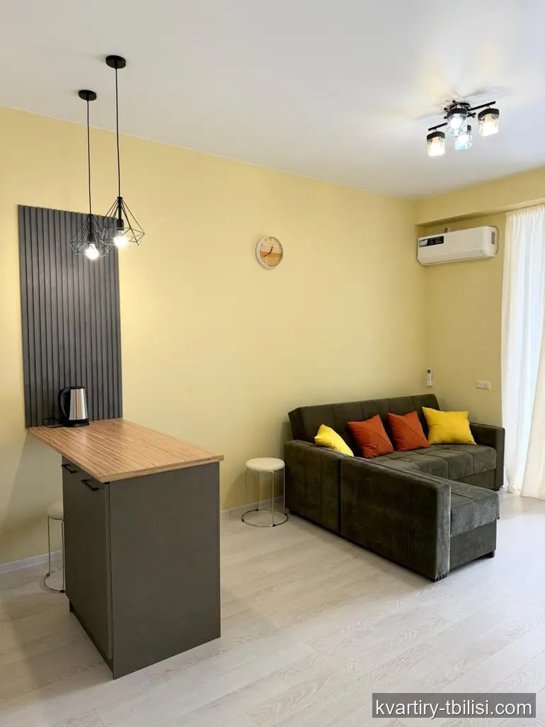 Двухкомнатная квартира в Надзаладеви — 550 USD/мес | Tbilisi Homes