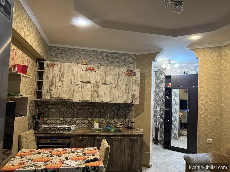 2-bedroom Apartment for rent in Nadzaladevi, Tbilisi, 48 sqm, floor 10/18 — 650 USD/month | Tbilisi Homes