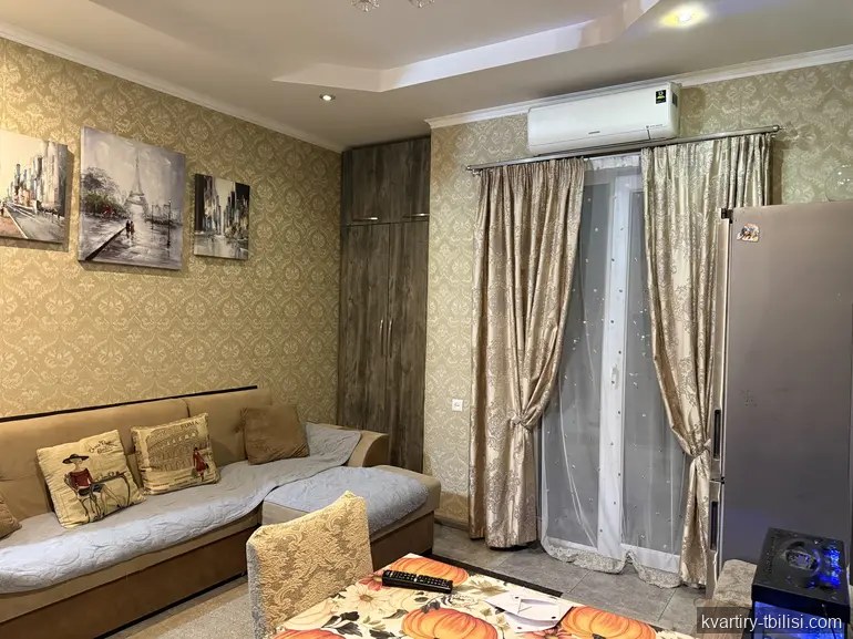 2-bedroom Apartment for rent in Nadzaladevi, Tbilisi, 48 sqm, floor 10/18 — 650 USD/month | Tbilisi Homes