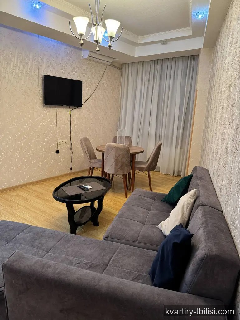 2-bedroom Apartment for rent in Nadzaladevi, Tbilisi, 60 sqm, floor 5/9 — 500 USD/month | Tbilisi Homes
