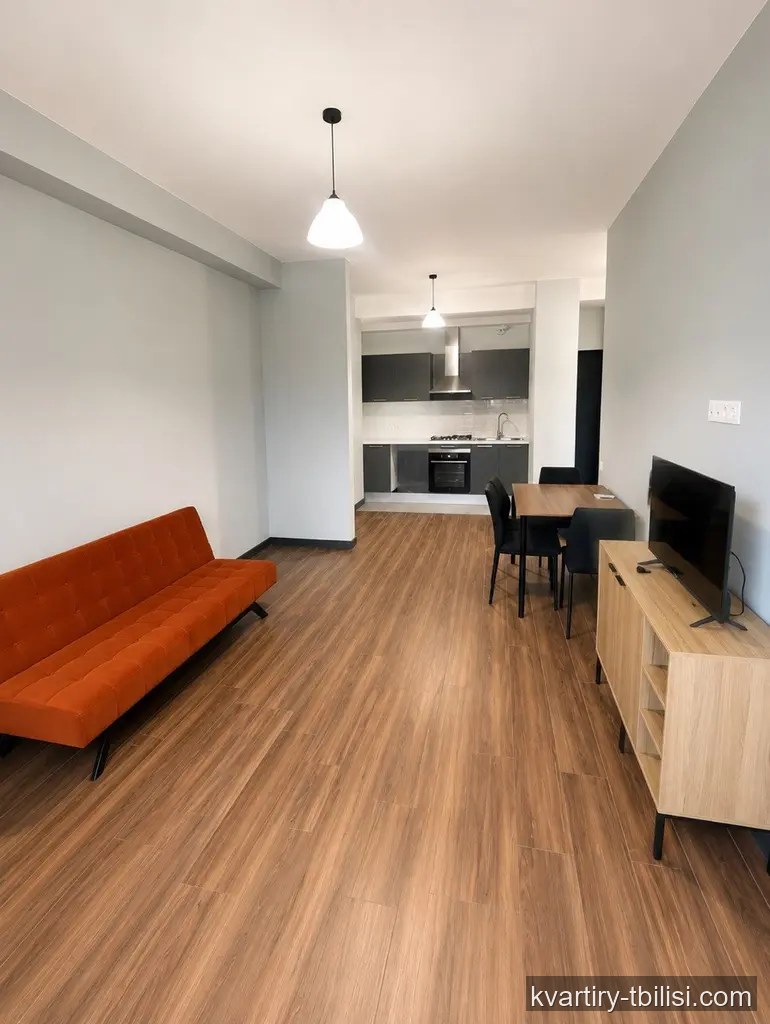Двухкомнатная квартира в Надзаладеви — 550 USD/мес | Tbilisi Homes