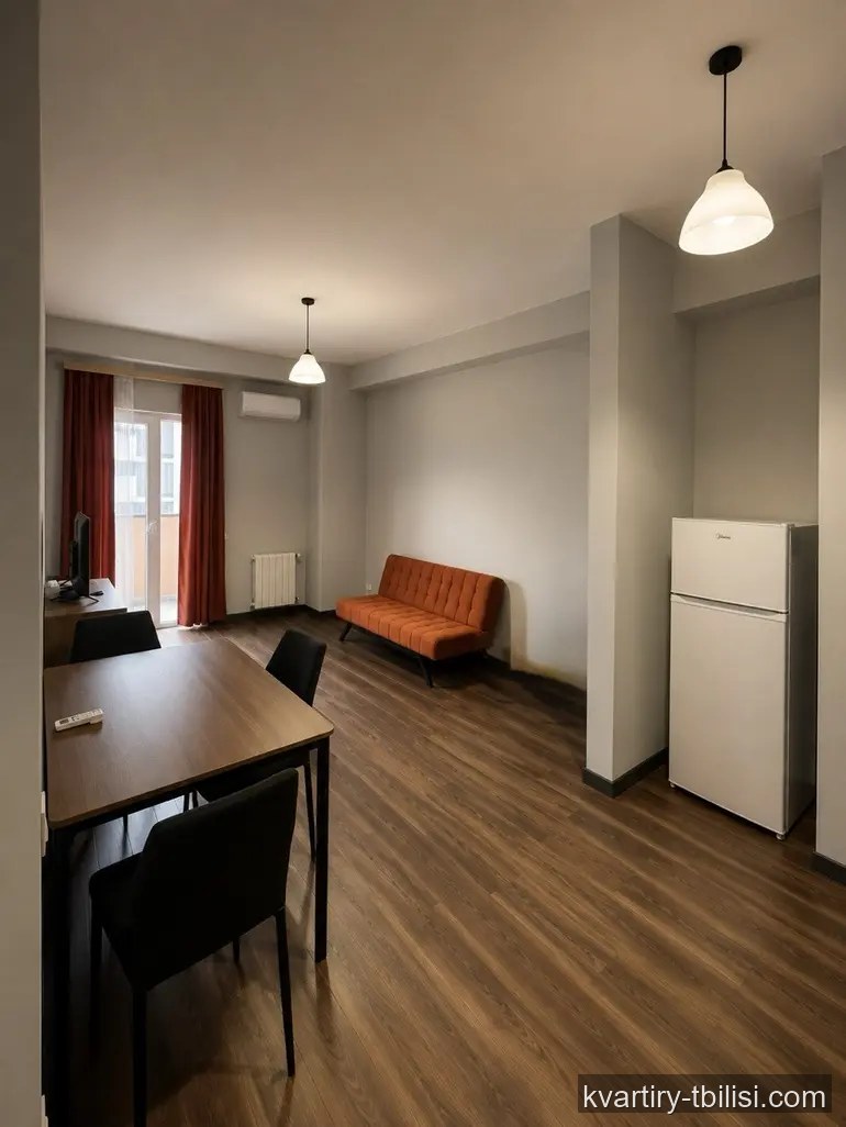 Двухкомнатная квартира в Надзаладеви — 550 USD/мес | Tbilisi Homes