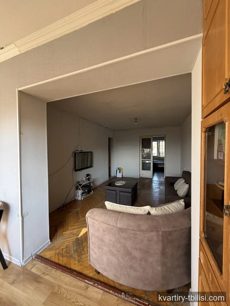 2-bedroom Apartment for rent in Nadzaladevi, Tbilisi, 65 sqm, floor 7/8 — 461 USD/month | Tbilisi Homes