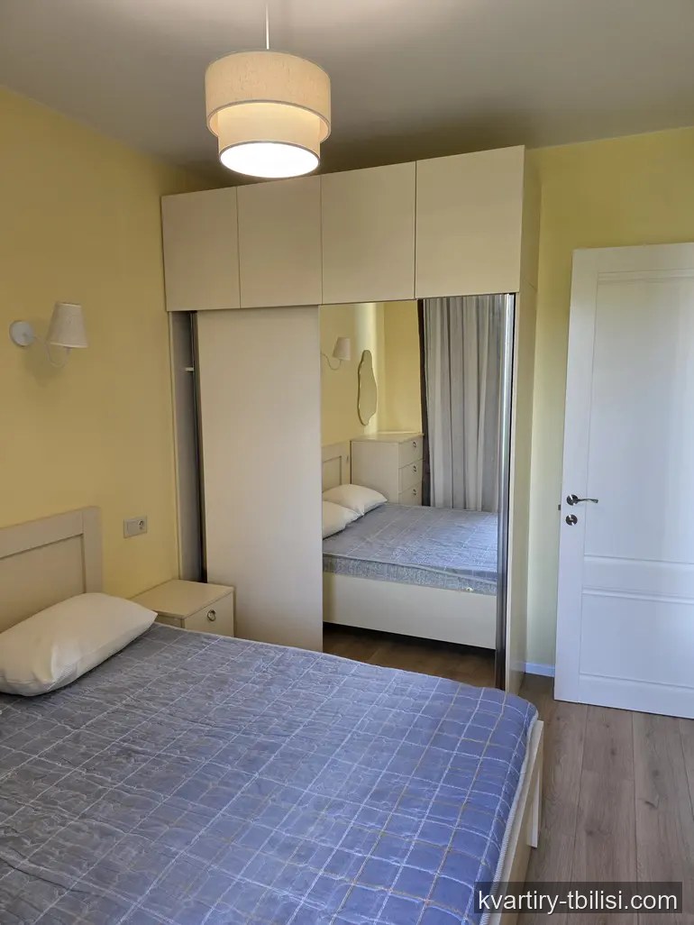 2-bedroom Apartment for rent in Nadzaladevi, Tbilisi, 57.6 sqm, floor 10/12 — 550 USD/month | Tbilisi Homes