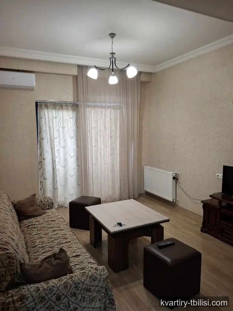 2-bedroom Apartment for rent in Nadzaladevi, Tbilisi, 50 sqm, floor 6/9 — 476 USD/month | Tbilisi Homes