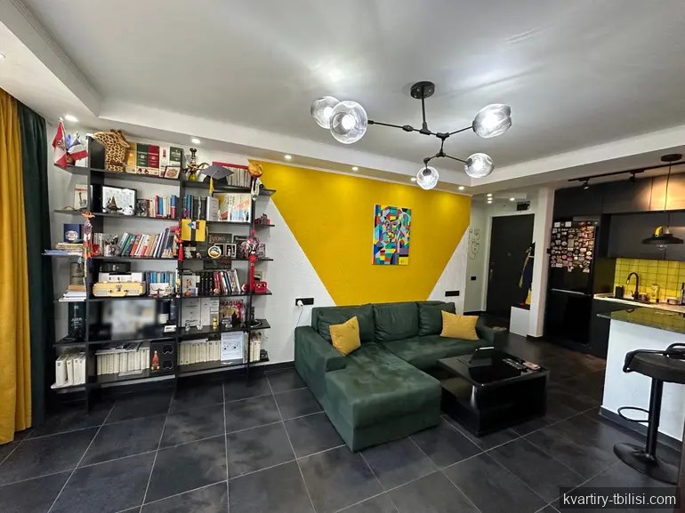 3-bedroom Apartment for rent in Nadzaladevi, Tbilisi, 70 sqm, floor 12/12 — 800 USD/month | Tbilisi Homes