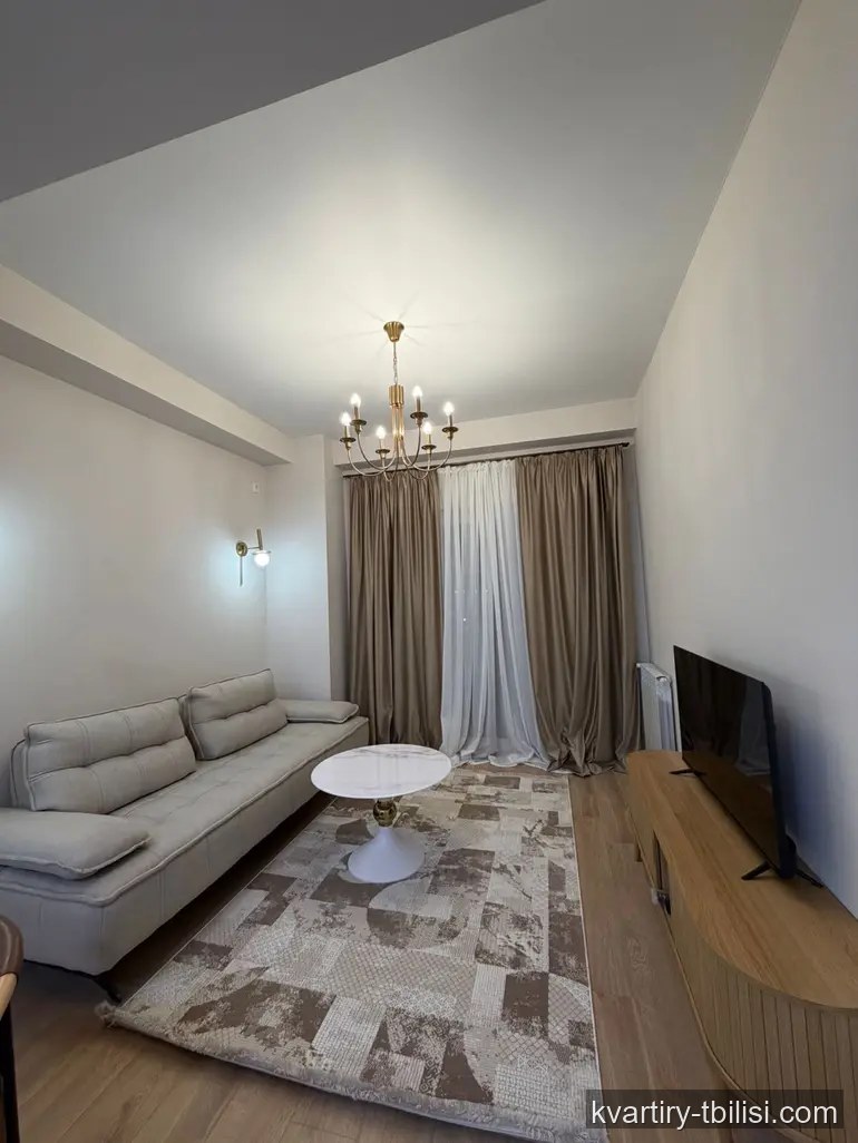 Трёхкомнатная квартира в Надзаладеви — 900 USD/мес | Tbilisi Homes