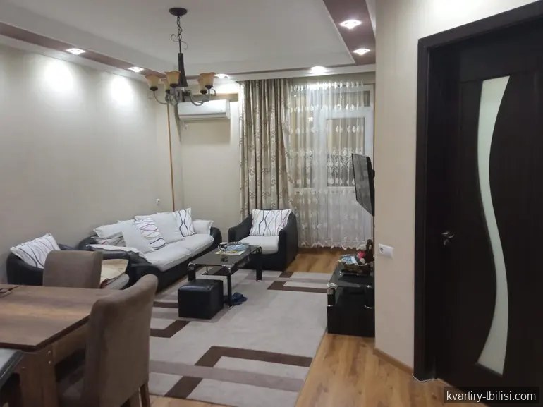 Трёхкомнатная квартира в Надзаладеви — 650 USD/мес | Tbilisi Homes