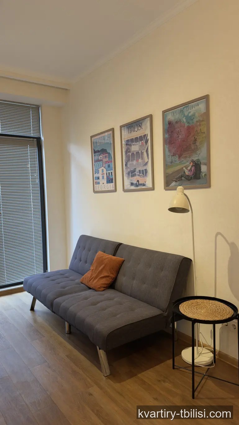 Трёхкомнатная квартира в Надзаладеви — 900 USD/мес | Tbilisi Homes