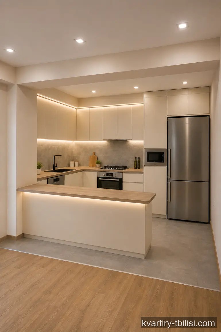 Трёхкомнатная квартира в Надзаладеви — 1 500 USD/мес | Tbilisi Homes