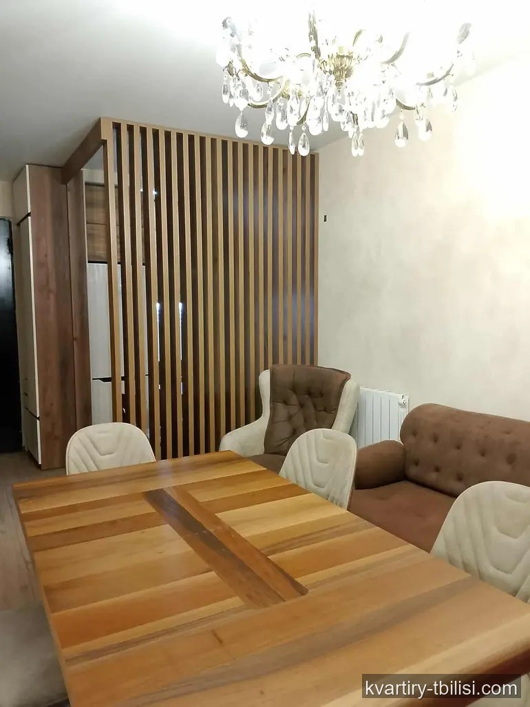 Трёхкомнатная квартира в Надзаладеви — 800 USD/мес | Tbilisi Homes