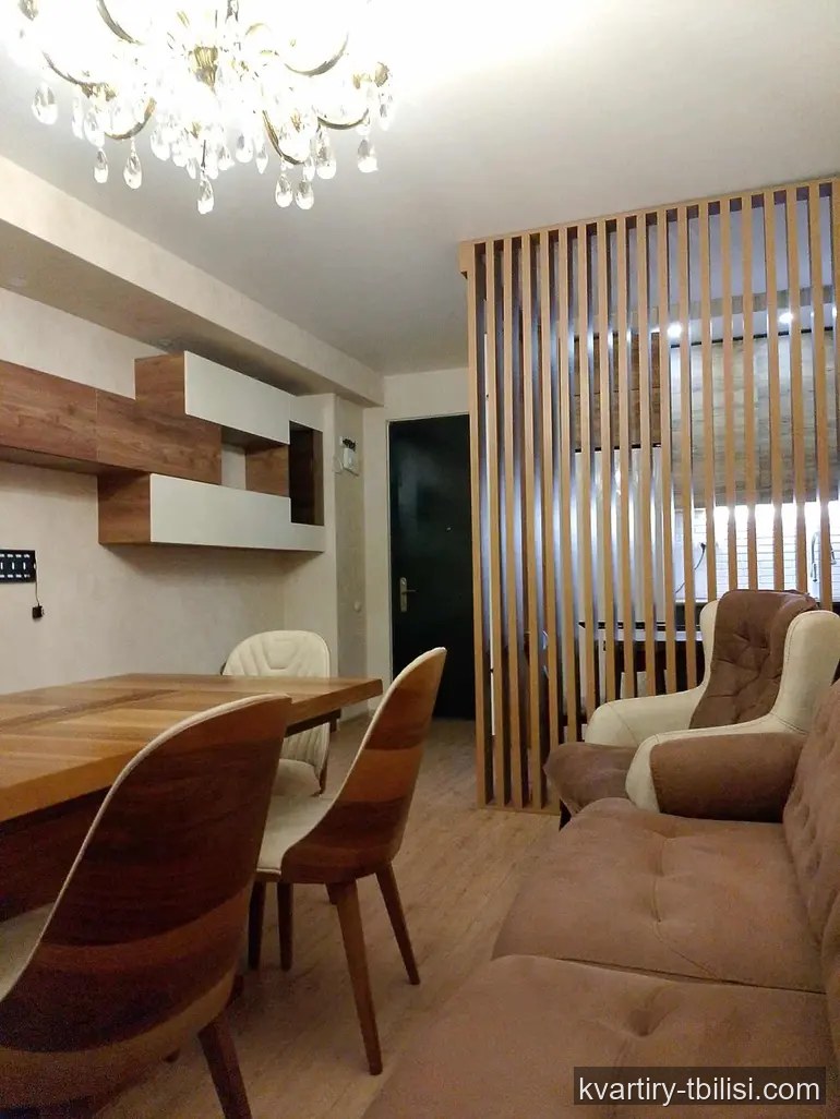 Трёхкомнатная квартира в Надзаладеви — 800 USD/мес | Tbilisi Homes