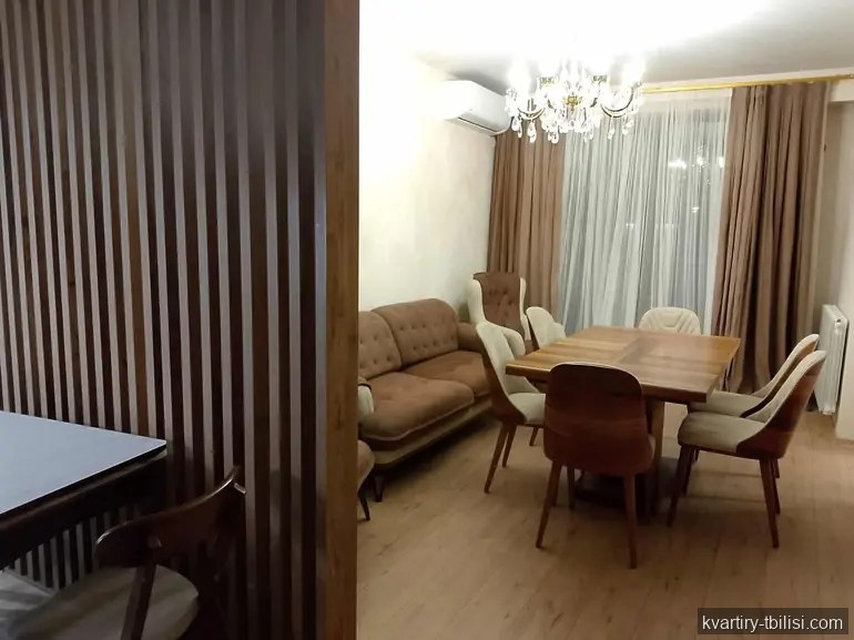 Трёхкомнатная квартира в Надзаладеви — 800 USD/мес | Tbilisi Homes