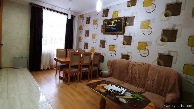 Трёхкомнатная квартира в Надзаладеви — 850 USD/мес | Tbilisi Homes