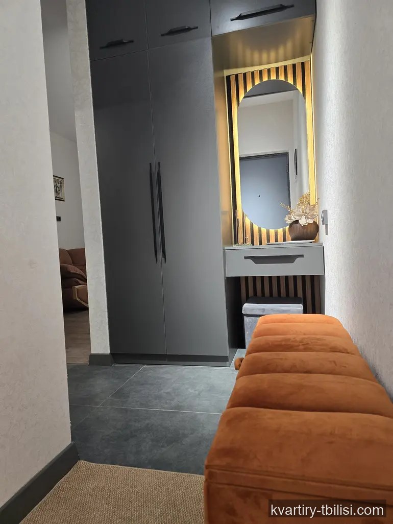 3-bedroom Apartment for rent in Nadzaladevi, Tbilisi, 63 sqm, floor 3/25 — 700 USD/month | Tbilisi Homes