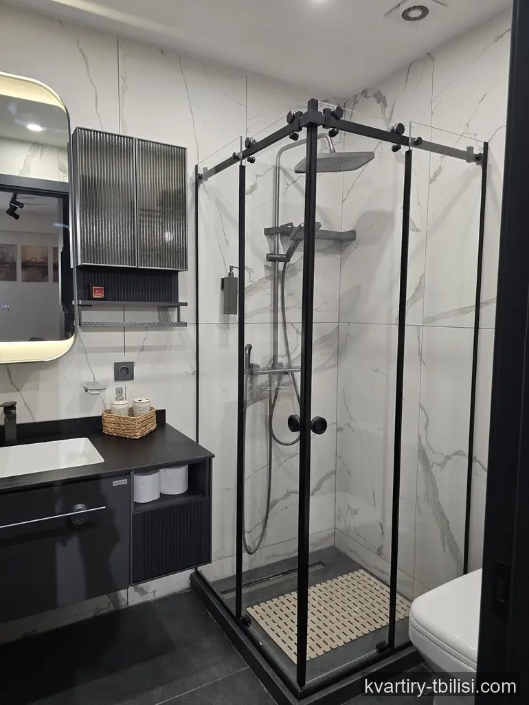 3-bedroom Apartment for rent in Nadzaladevi, Tbilisi, 63 sqm, floor 3/25 — 700 USD/month | Tbilisi Homes