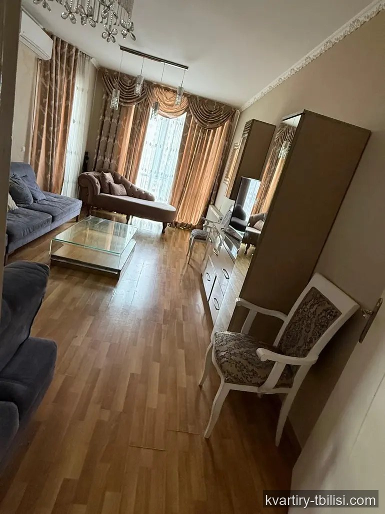 3-bedroom Apartment for rent in Navtlugi, Tbilisi, 100 sqm, floor 14/16 — 900 USD/month | Tbilisi Homes