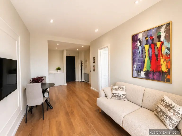 2-bedroom Apartment for rent in Nutsubidze, Tbilisi, 40 sqm, floor 9/15 — 600 USD/month | Tbilisi Homes
