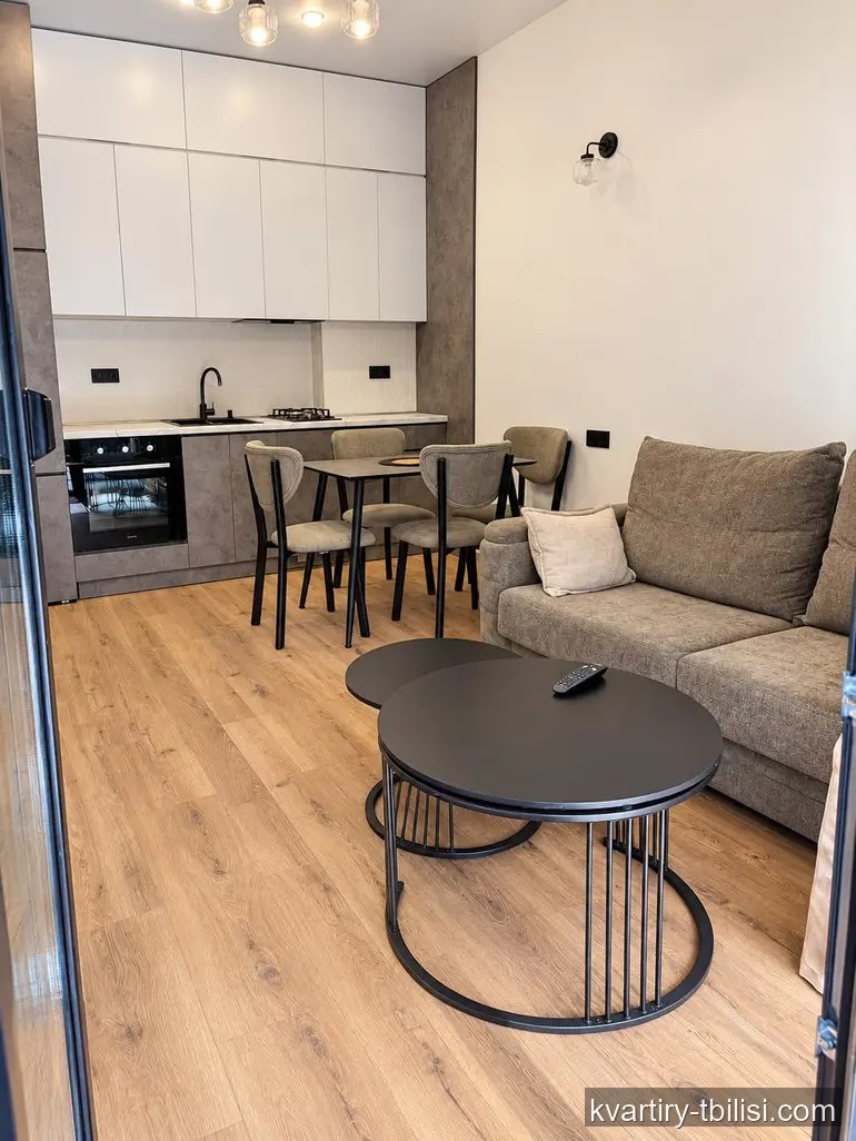 Трёхкомнатная квартира на Нутсубидзе — 850 USD/мес | Tbilisi Homes