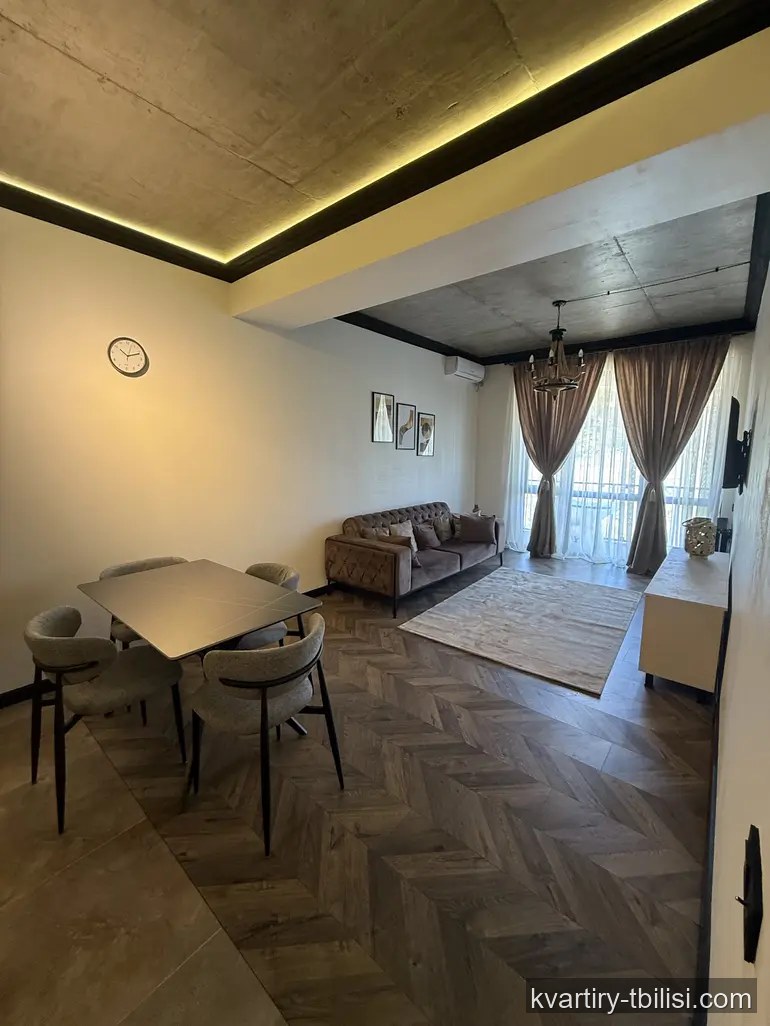 Однокомнатная квартира в Ортачале — 800 USD/мес | Tbilisi Homes