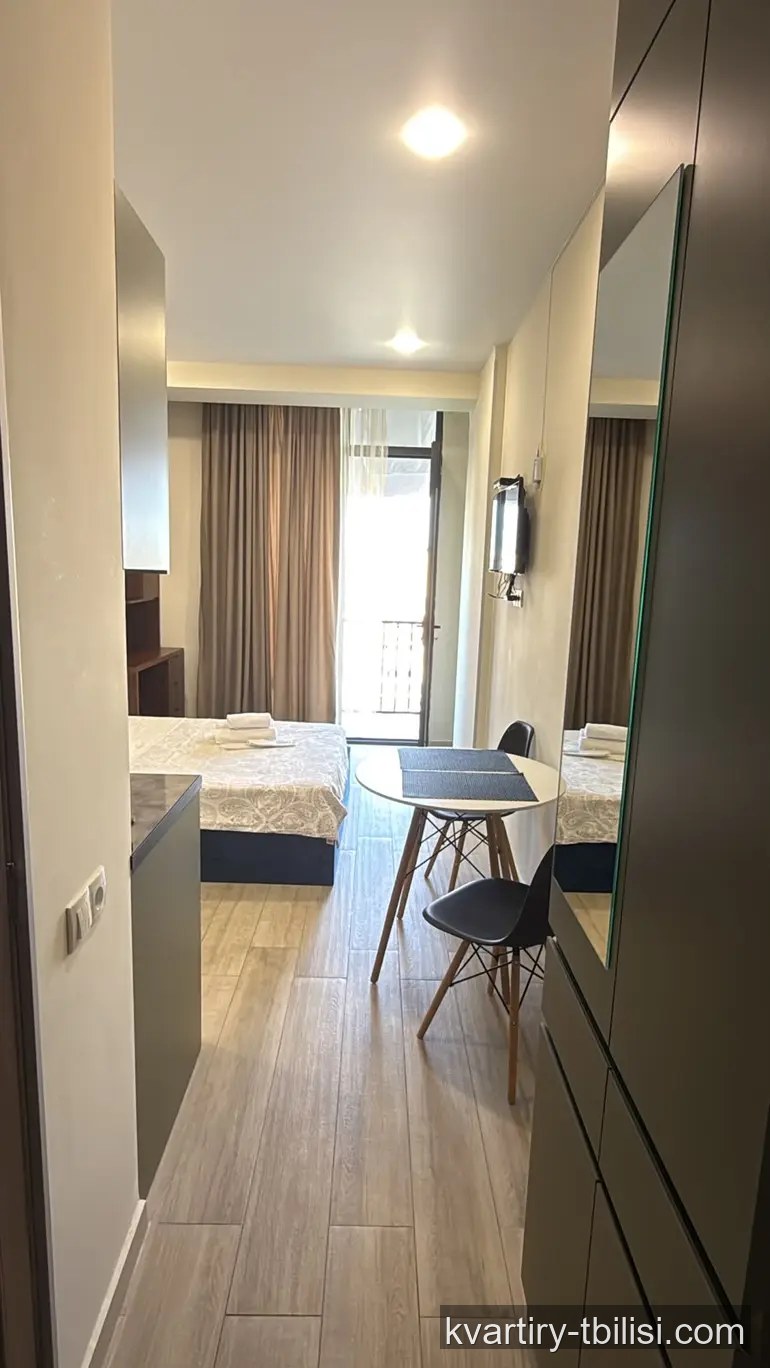 Однокомнатная квартира в Ортачале — 450 USD/мес | Tbilisi Homes