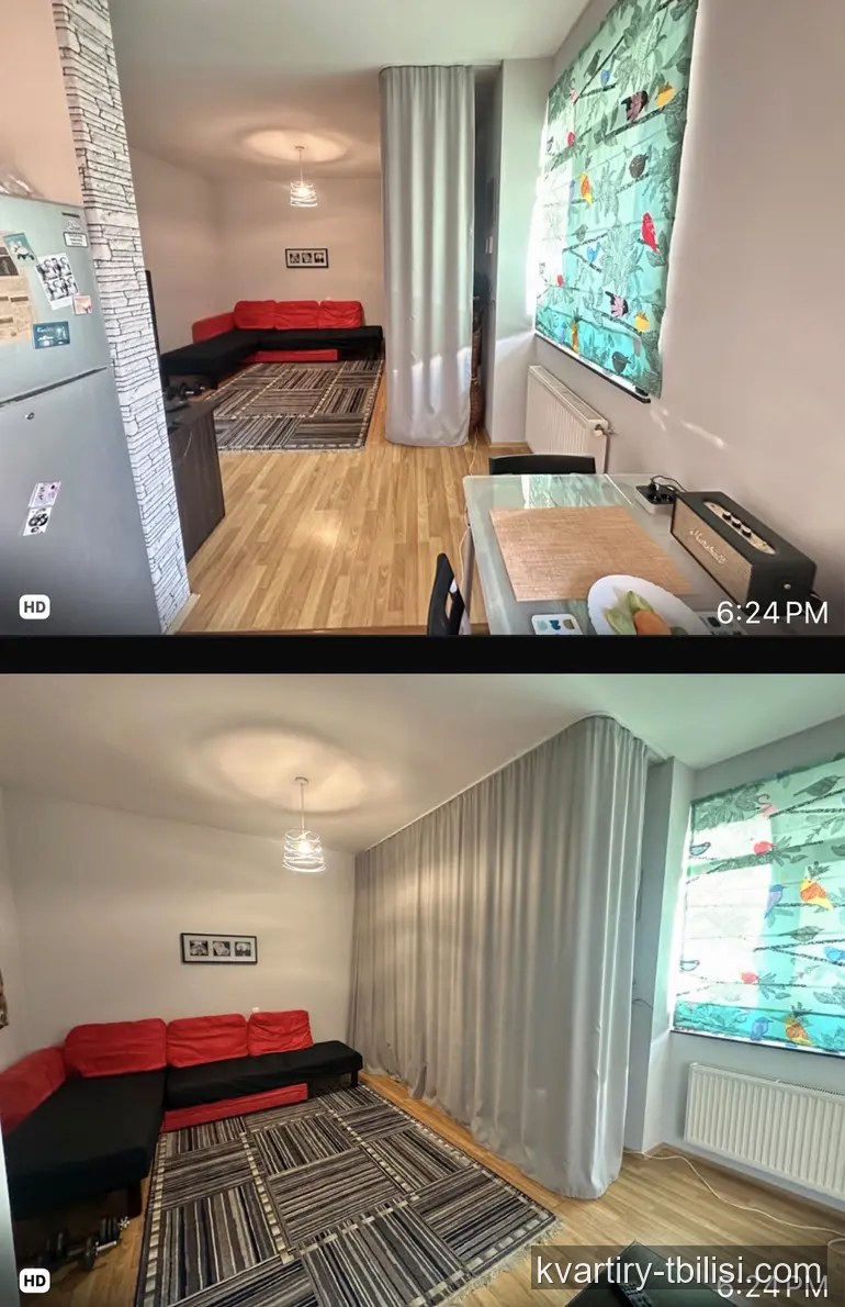 Однокомнатная квартира в Ортачале — 500 USD/мес | Tbilisi Homes