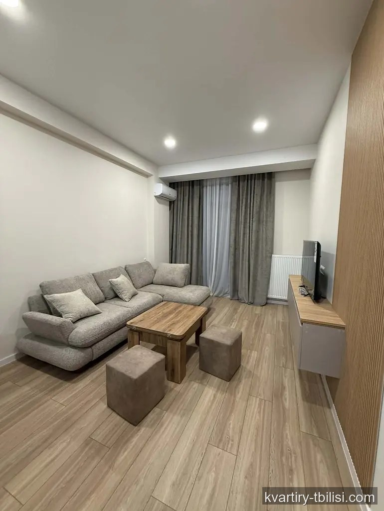 Двухкомнатная квартира в Ортачале — 600 USD/мес | Tbilisi Homes