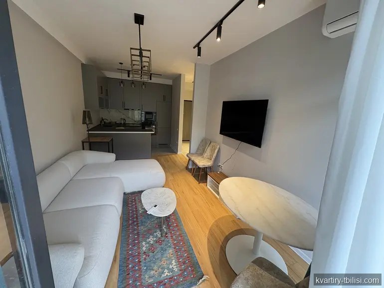 2-bedroom Apartment for rent in Ortachala, Tbilisi, 50 sqm, floor 8/24 — 850 USD/month | Tbilisi Homes